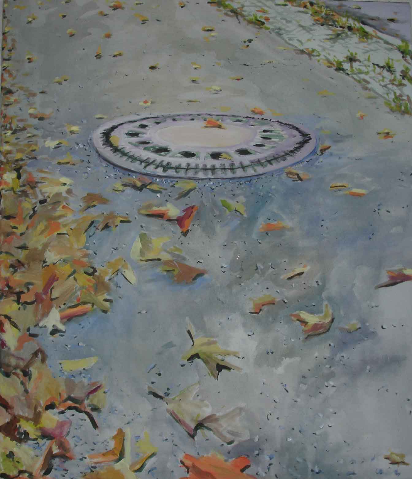 Gulli, 60 x 70 cm, 2011, Acryl auf Leinwand