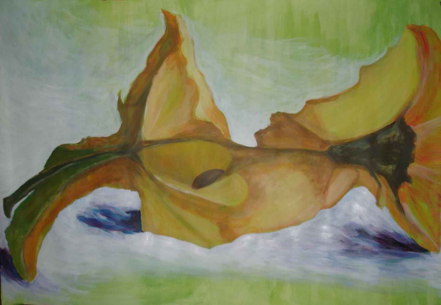 Apfelkitsch04, 72 x 100 cm, 2009, Acryl auf Papier