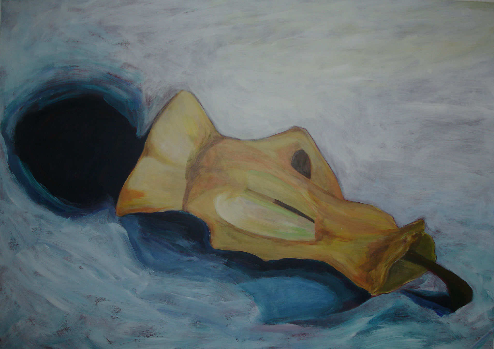 Apfelkitsch09, 50 x 72cm, 2009, Acryl auf Papier