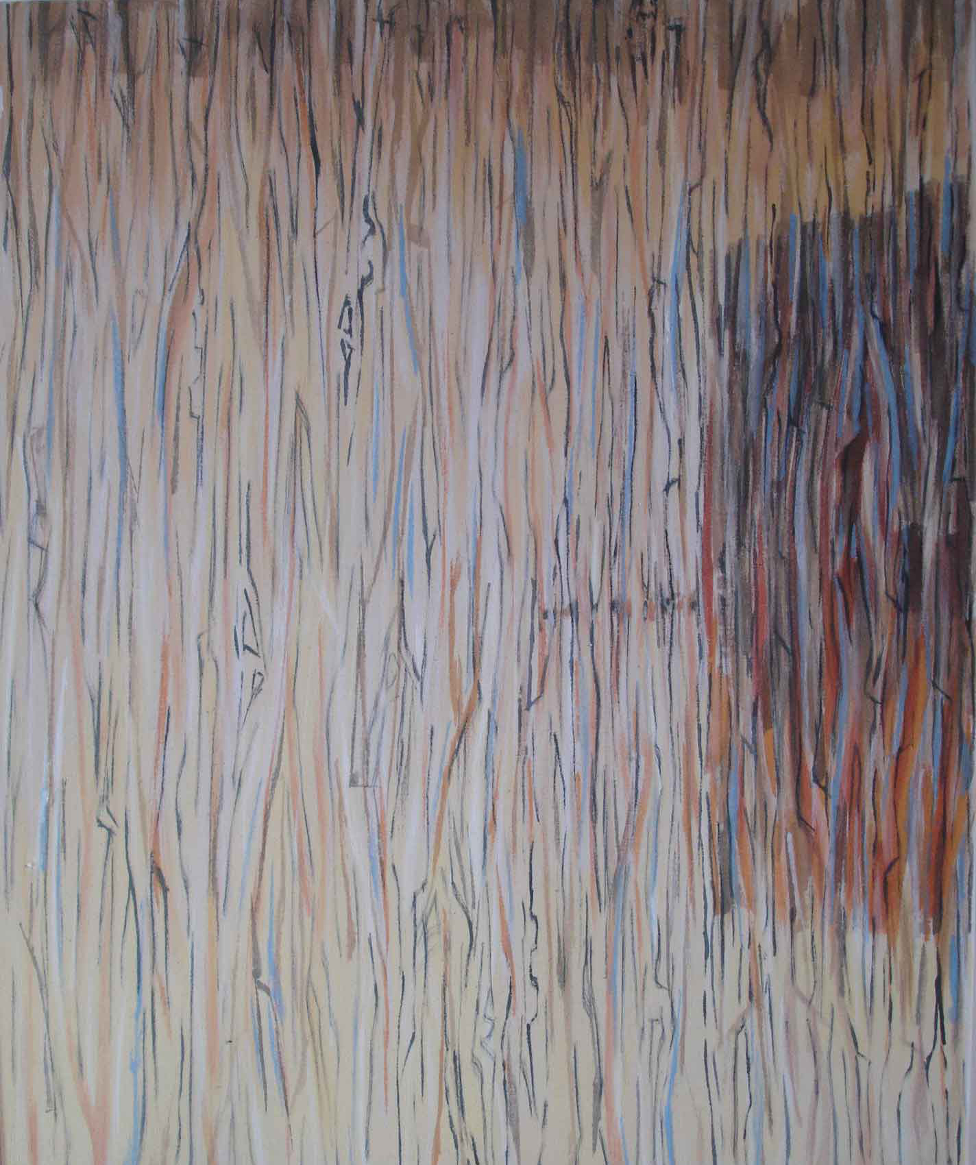 Vogelhaus, 50 x 60 cm, 2011, Acryl auf Leinwand